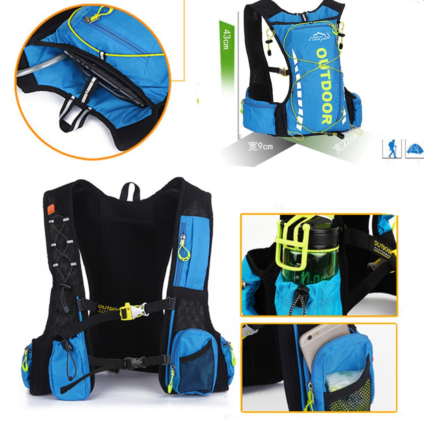 Cycling backpack for men and women,