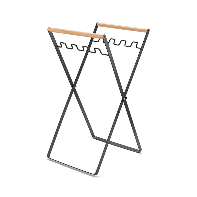 Storage Rack Portable Plastic Garbage Bag Shelf