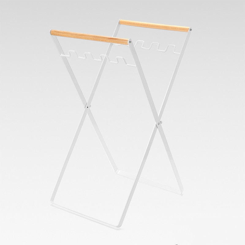 Storage Rack Portable Plastic Garbage Bag Shelf