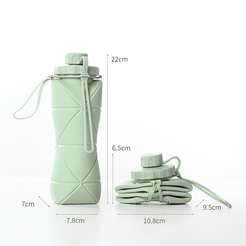 Silicone Water Bottle Sports