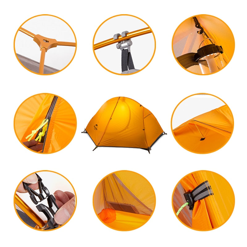 Cycling Tent 1 Person Ultralight Backpacking
