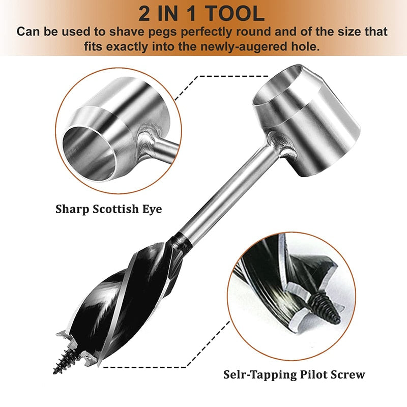 Bushcraft Auger Wrench