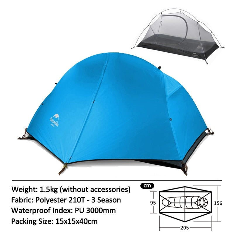 Cycling Tent 1 Person Ultralight Backpacking